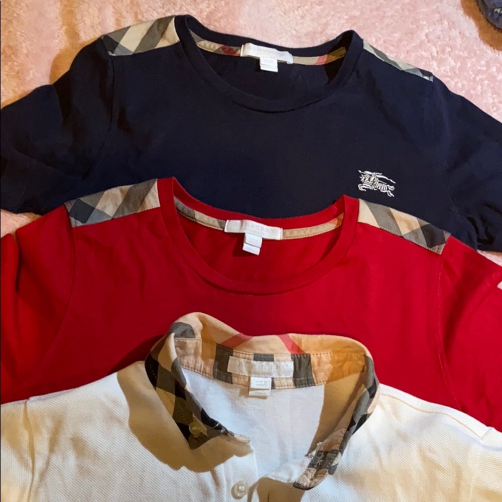 Boy Burberry shirts